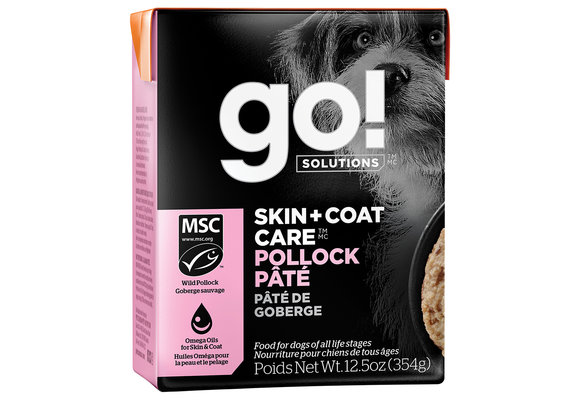 GO! Skin & Coat Pollock Pate Dog 12.5 oz