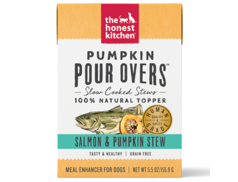 Honest Kitchen Pour Overs Salmon & Pumpkin Stew Dog 5.5 oz