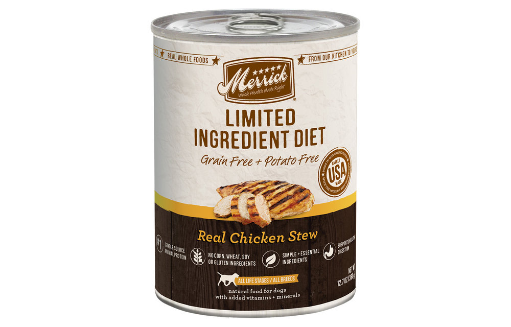 Merrick LID Chicken Stew Dog 12.7 oz