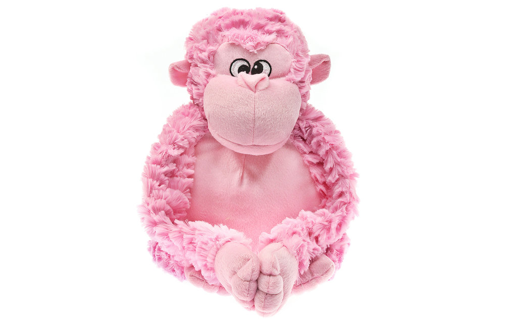 Patchwork Pets Pastel Gorilla Pink 15"