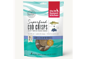 Honest Kitchen Cod Crisps w/ Blueberry Dog 3 oz