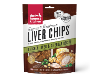 Honest Kitchen Chicken Liver Chips & Cheddar Dog 4 oz