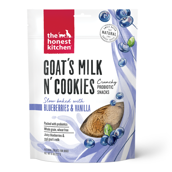 Honest Kitchen Goat's Milk N' Cookies w/ Blueberries & Vanilla Dog  8 oz