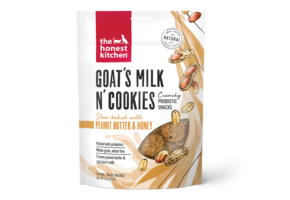 Honest Kitchen Goat's Milk N' Cookies w/ Peanut butter Honey Dog 8 oz