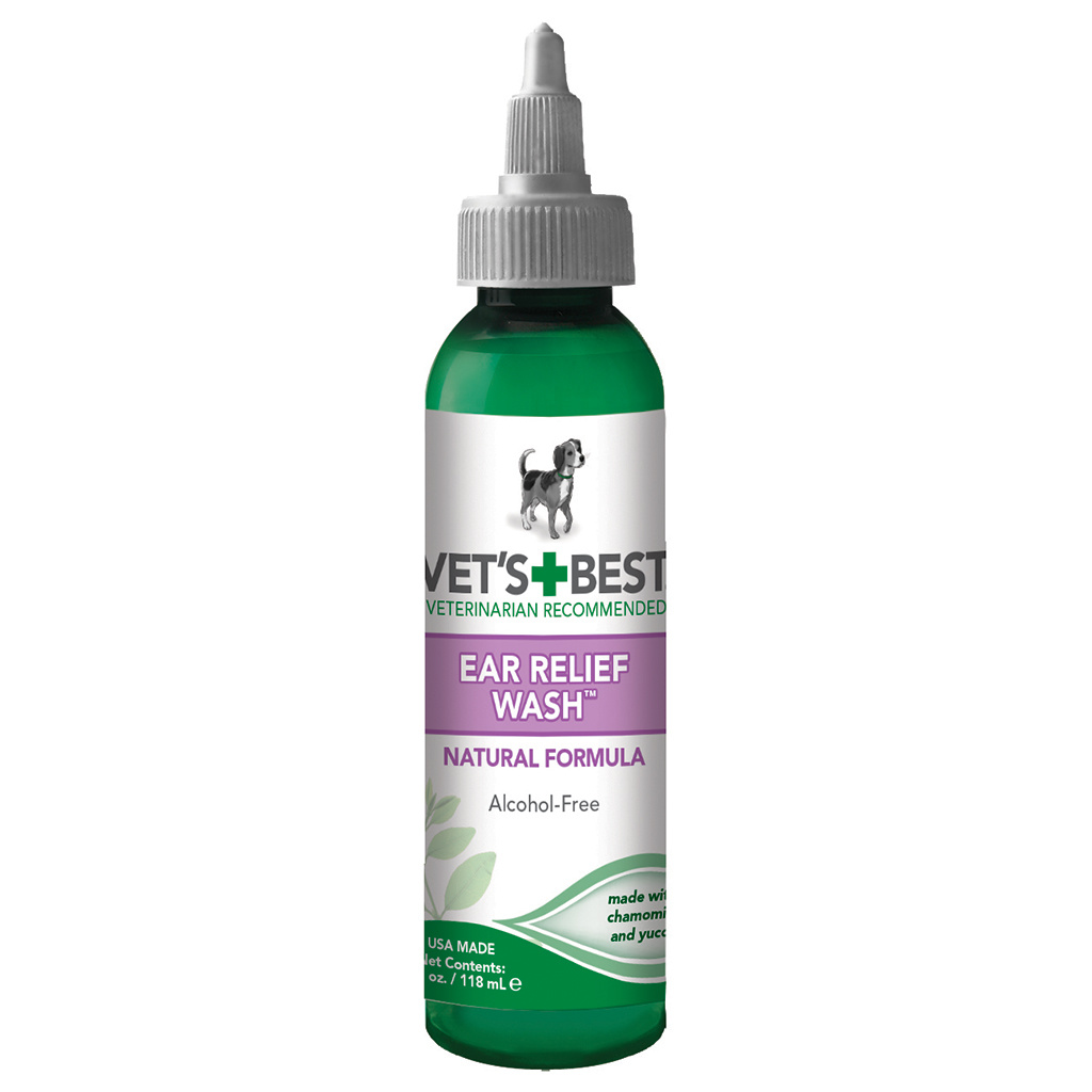 Vet's best ear relief wash hotsell and dry