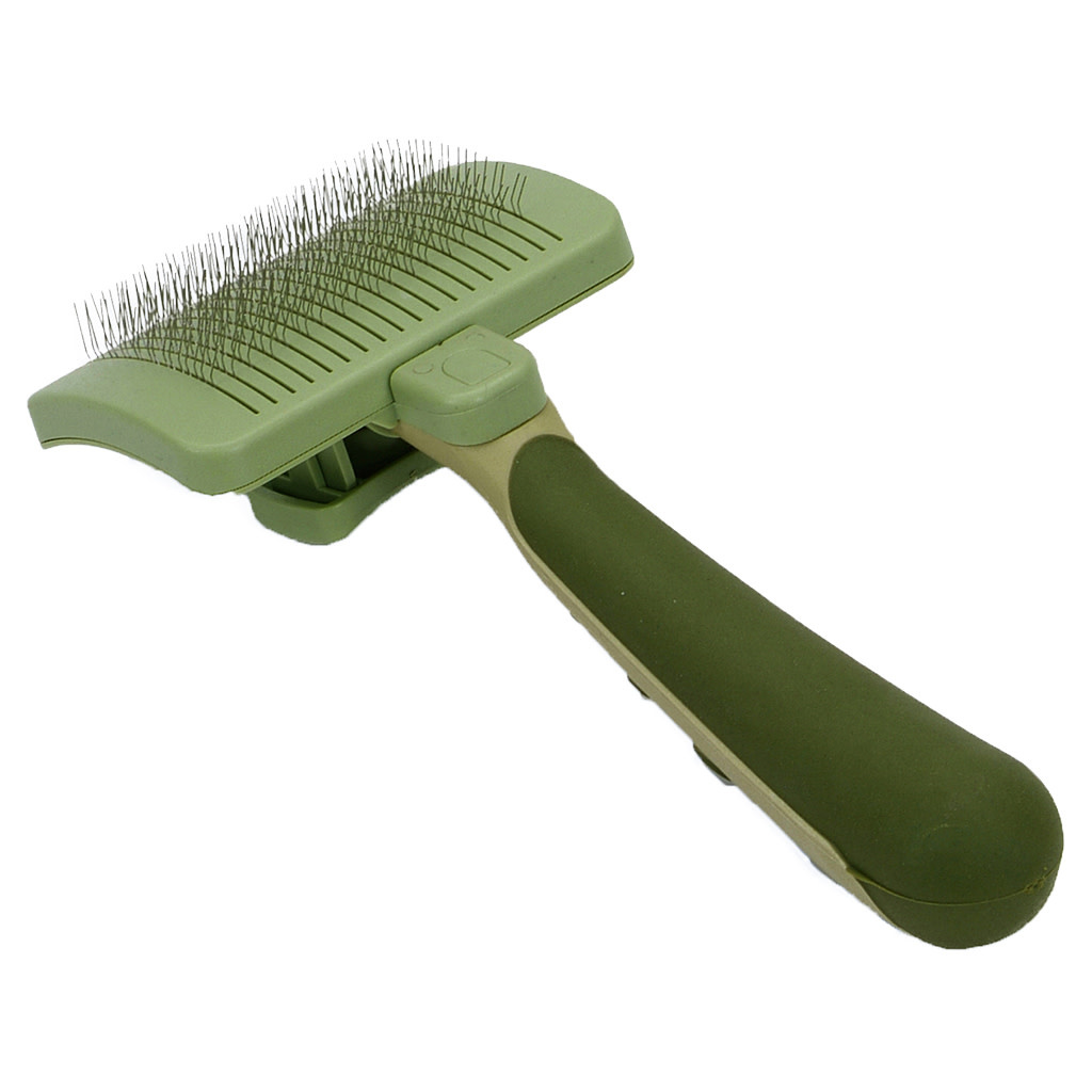 Safari Self-Cleaning Slicker Brush Med