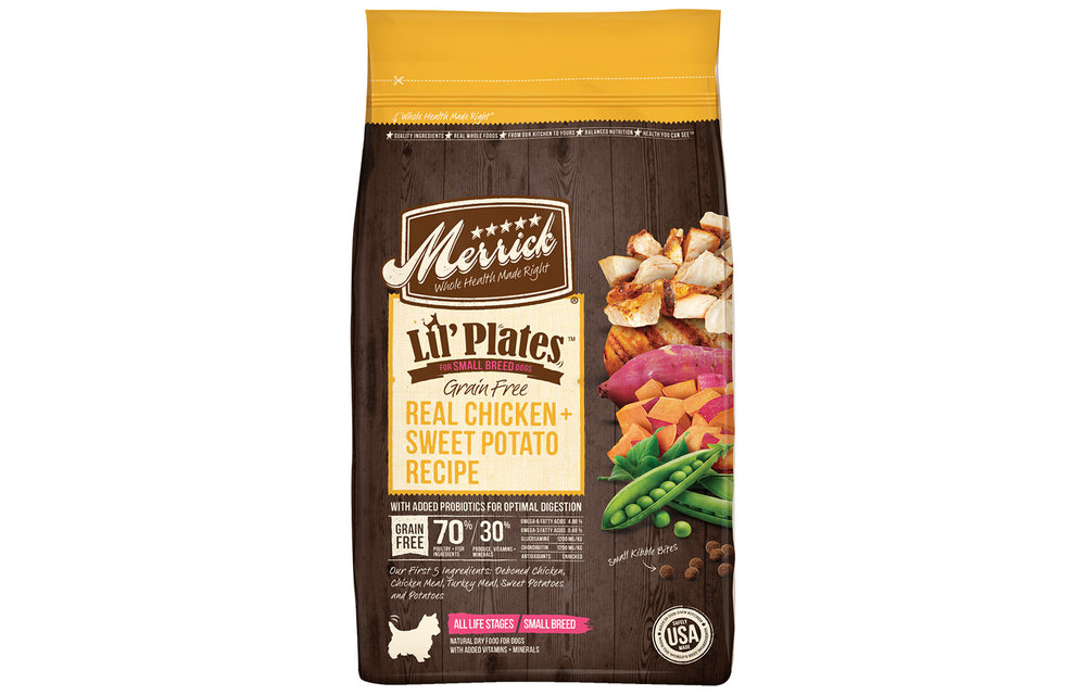 Merrick GF Lil'Plates Chicken & Sweet Potato Dog 4 lb