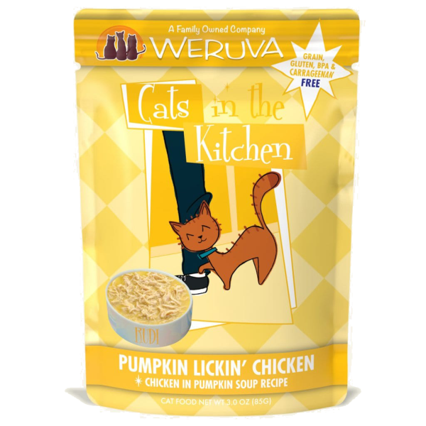 Cats in the Kitchen Pumpkin Lickin' Chicken Cat 3 oz