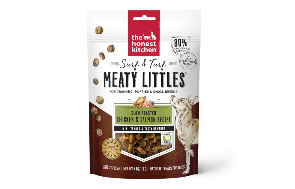 Honest Kitchen Meaty Littles Chicken & Salmon Dog 4 oz