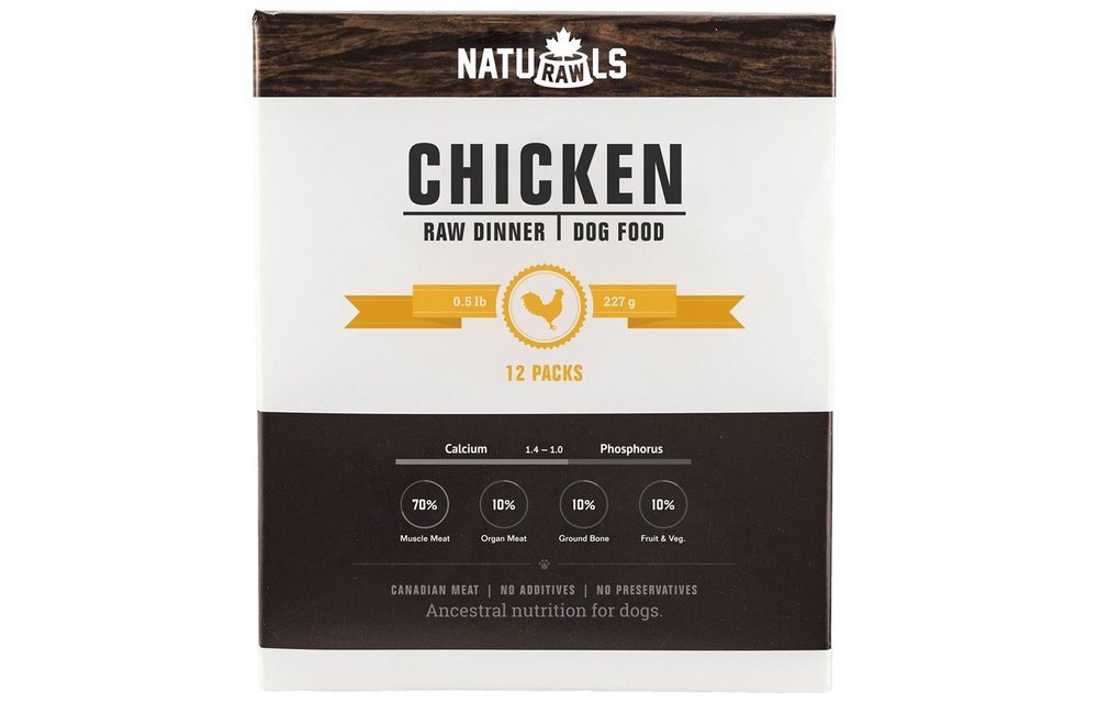 Naturawls Raw Chicken & Veggie Dog 12/227 g