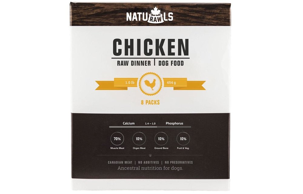 Naturawls Raw Chicken & Veggie Dog 8/454 g