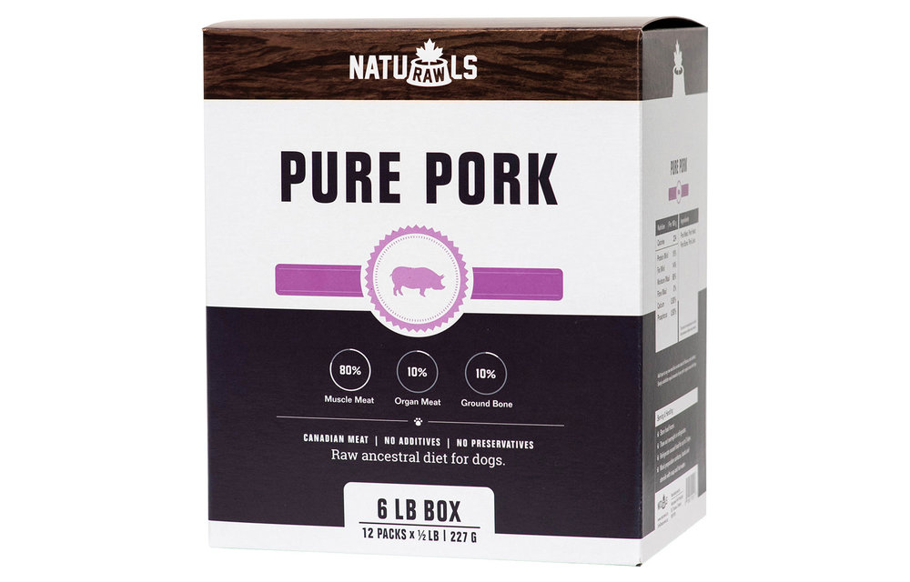 Naturawls Raw Pure Pork Dog 12/227 g