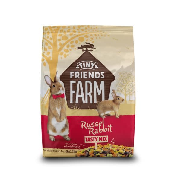 Supreme Russel Rabbit Tiny Friends Farm Tasty Mix 6 lb