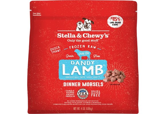 Stella & Chewy's Dandy Lamb Morsels Dog 4 lb