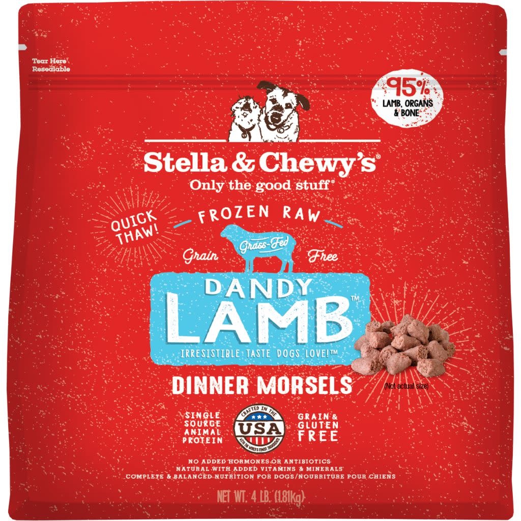 Stella & Chewy's Dandy Lamb Morsels Dog 4 lb
