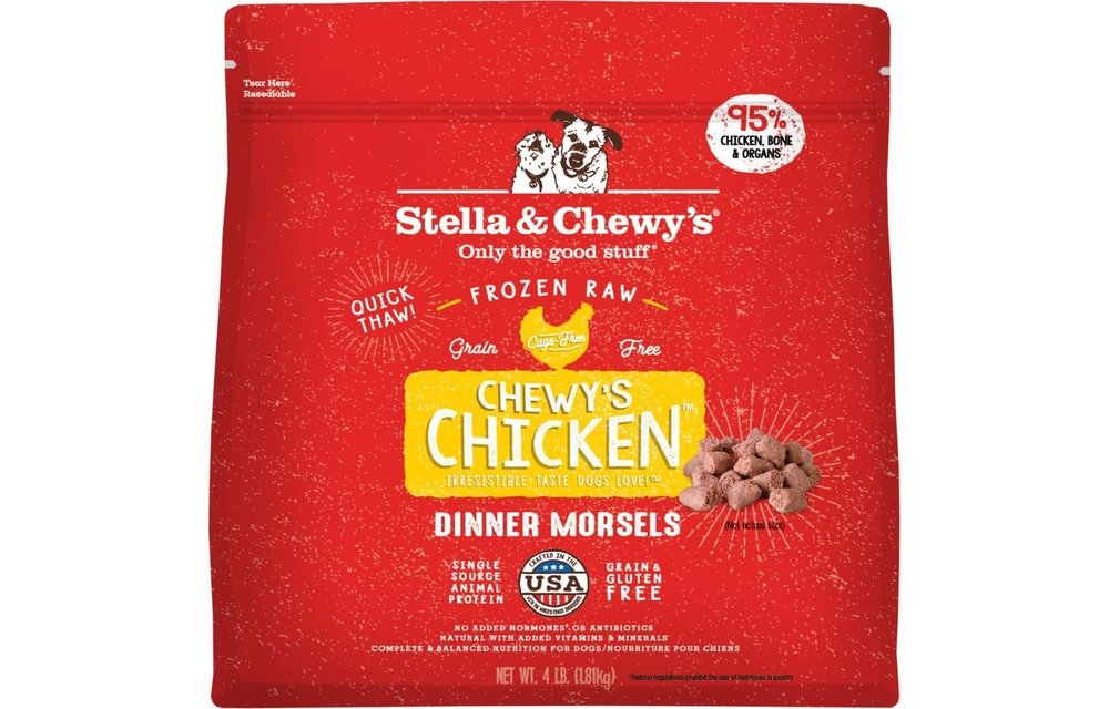 Stella & Chewy's Chicken Morsels Dog 4 lb
