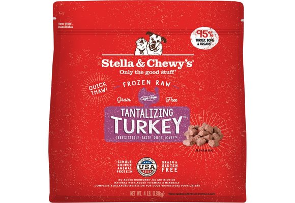 Stella & Chewy's Tantalizing Turkey Morsels Dog 4 lb
