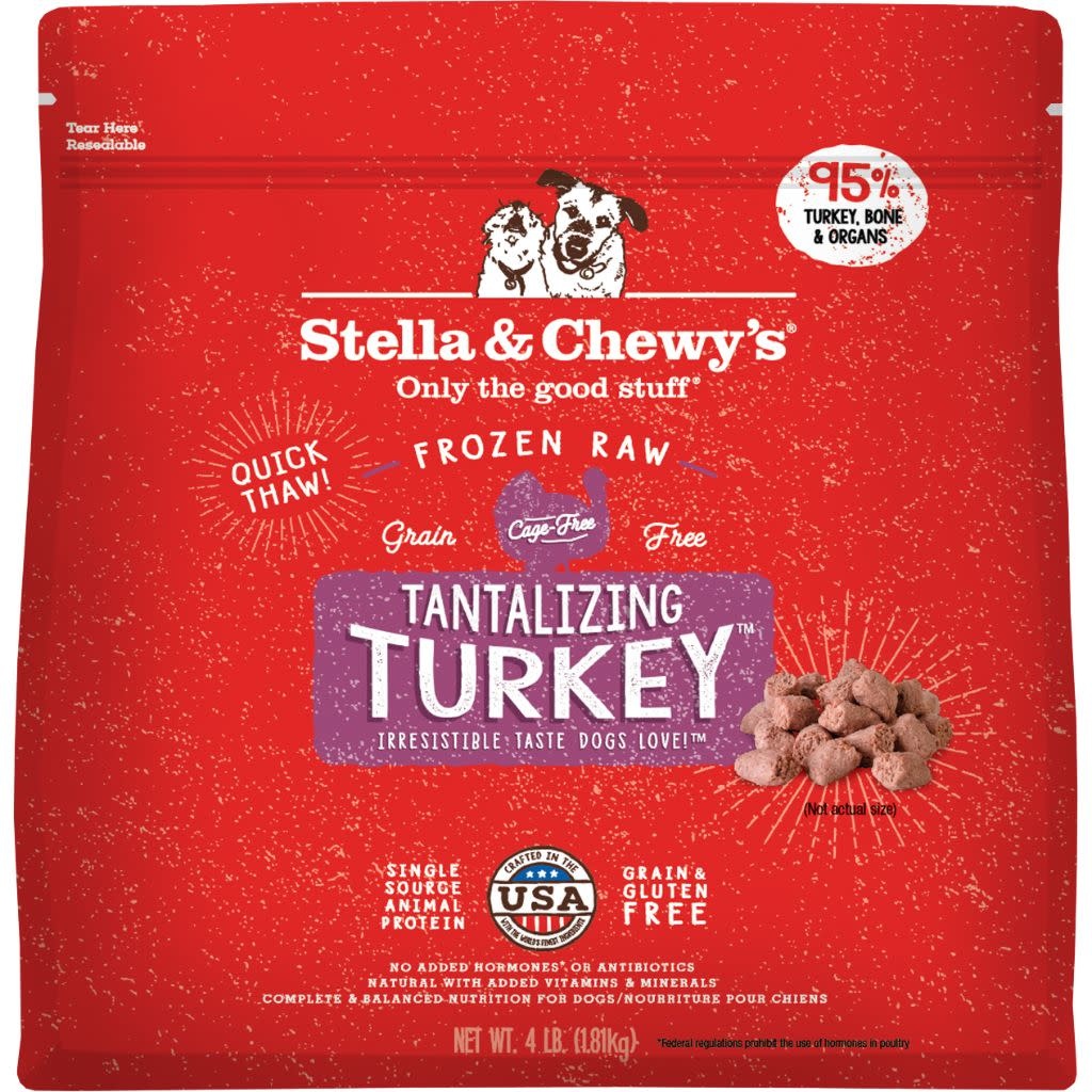 Stella & Chewy's Tantalizing Turkey Morsels Dog 4 lb