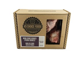 K9 Choice Frozen Mini Dino Bones Dog 3pk