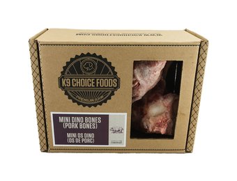 K9 Choice Frozen Mini Dino Bones Dog 3pk
