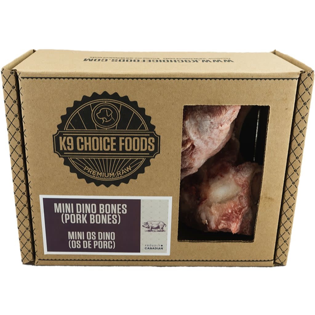 K9 Choice Frozen Mini Dino Bones Dog 3pk