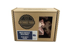 K9 Choice Frozen Buffalo Neck Bones Dog 3 lb
