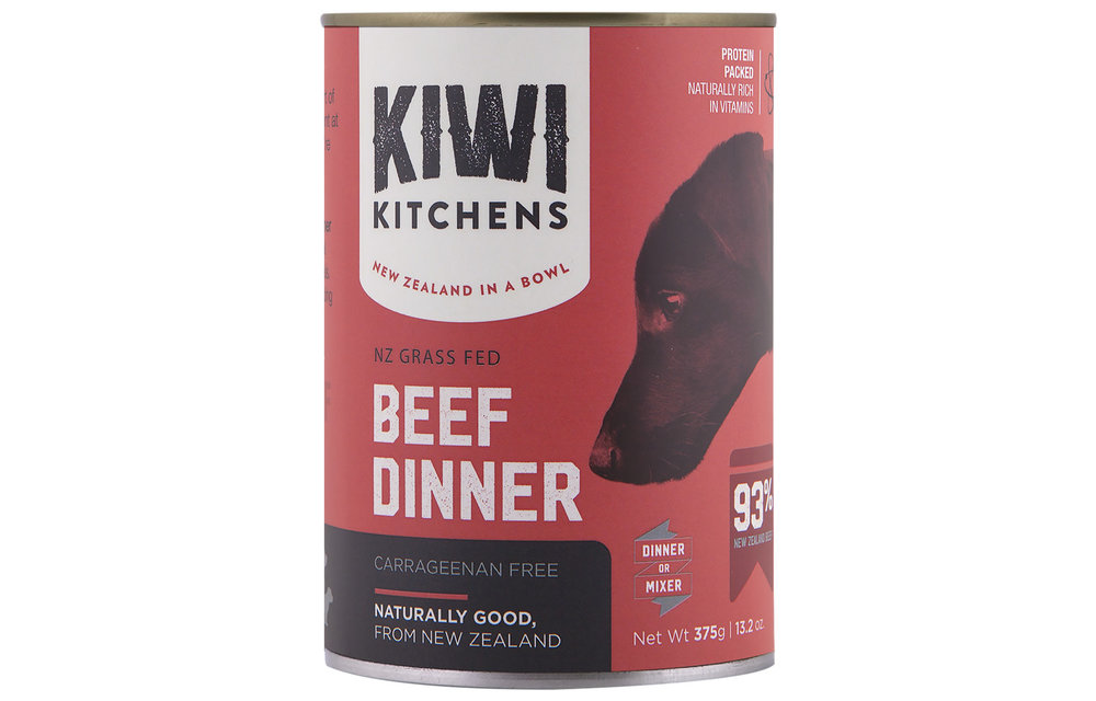 Kiwi Kitchens Grass Fed 93% Beef Dog 375 g