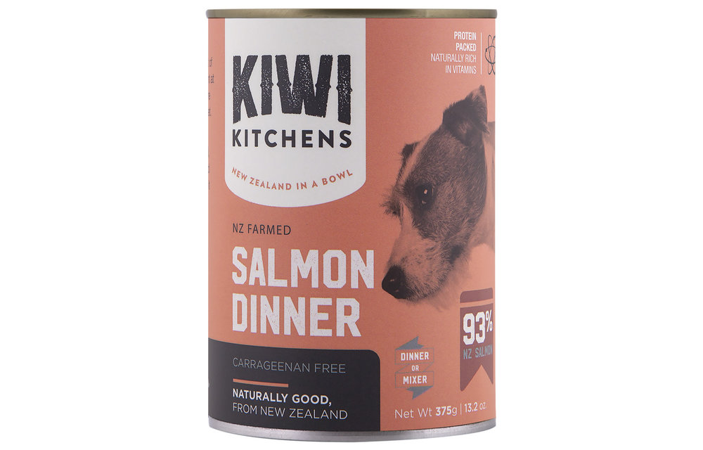 Kiwi Kitchens 93% Fish Salmon Dog 375 g