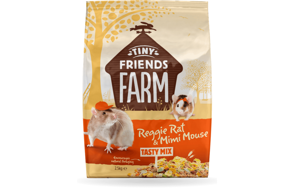 Supreme Tiny Friends Reggie Rat & Mimi Mouse Tasty Mix 6 lb