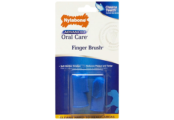 Nylabone Advance Oral Care Finger Brush 2pk