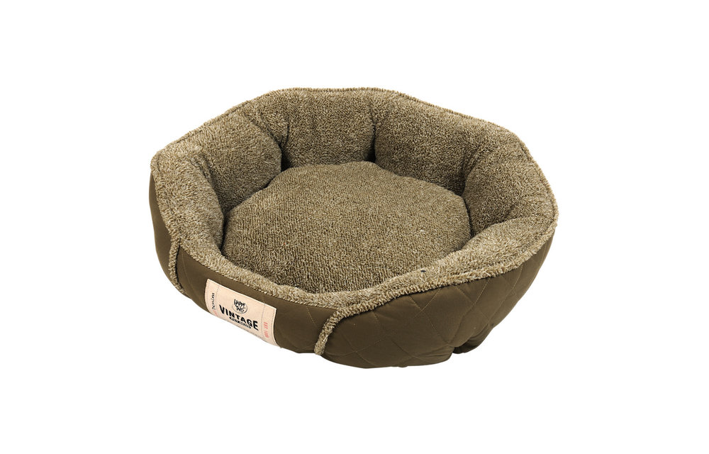 Happy Tails Quilted Microsuede Cuddler 24 x 20"