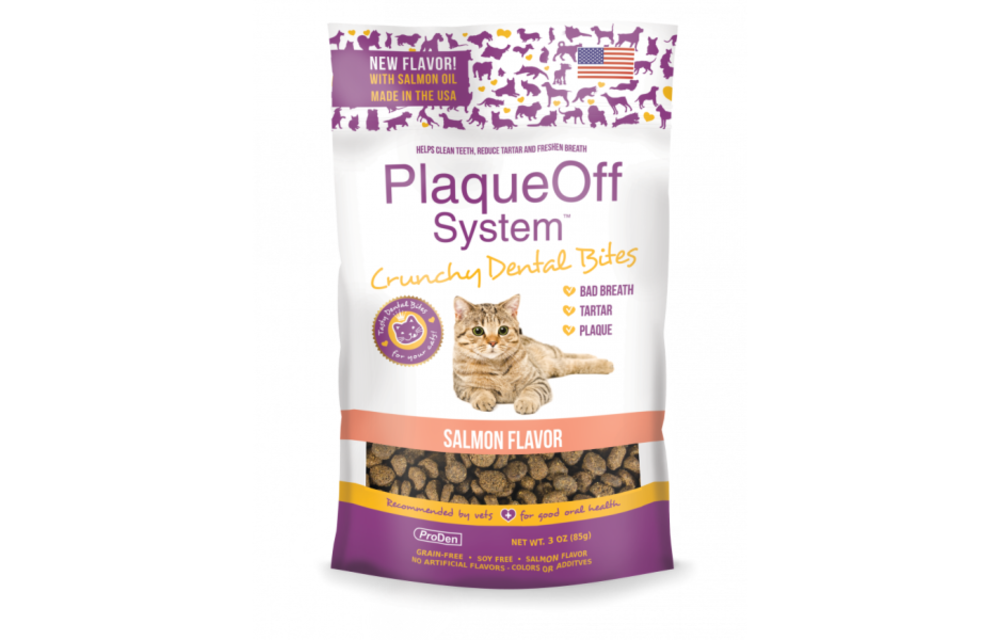 ProDen PlaqueOff Cat Crunchy Dental Bites 3 oz