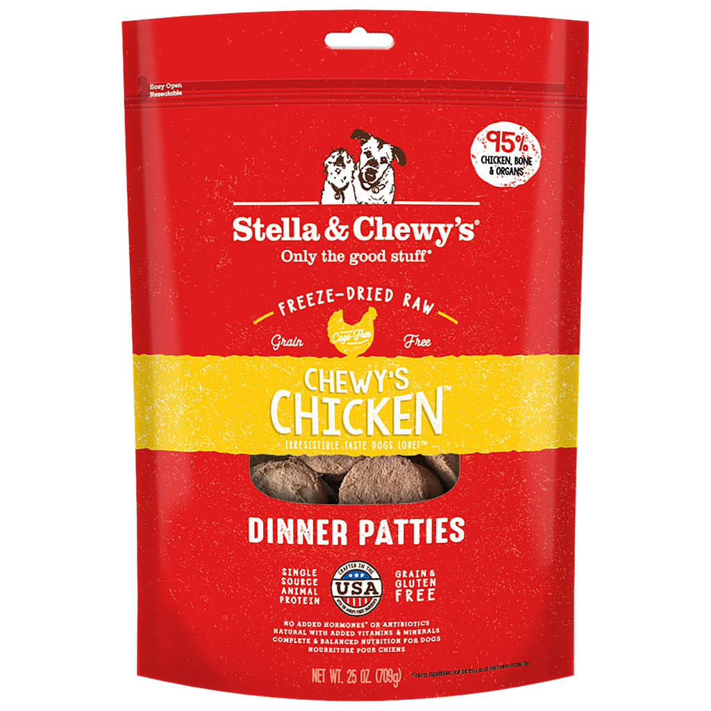 Stella & Chewy's FD Chicken Dinner Patties Dog 25 oz