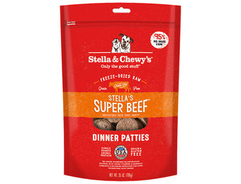 Stella & Chewy’s FD Super Beef Dinner Patties Dog  25 oz