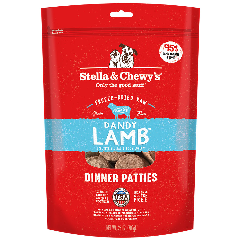 Stella & Chewy’s FD Dandy Lamb Dinner Dog 25 oz