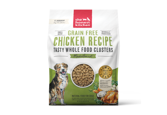 Honest Kitchen GF Clusters Whole Food Chicken Dog 20 lb