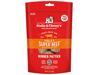 Stella & Chewy’s FD Super Beef Dinner Patties Dog 5.5 oz