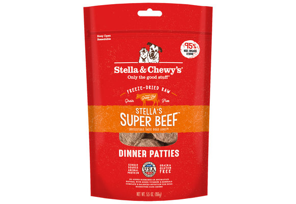 Stella & Chewy’s FD Super Beef Dinner Patties Dog 5.5 oz