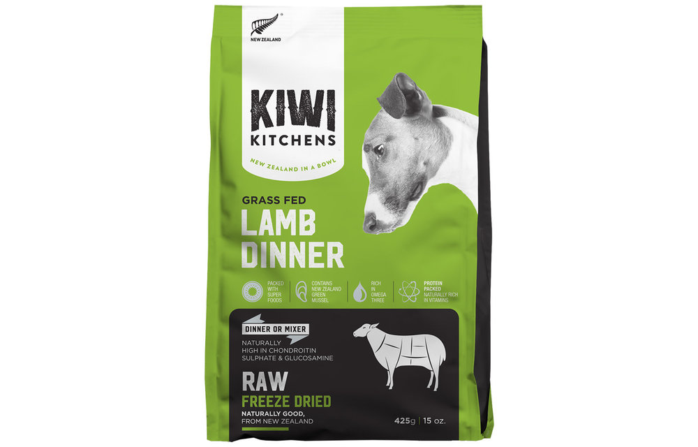 Kiwi Kitchens FD Raw Lamb Dinner Dog 900 g