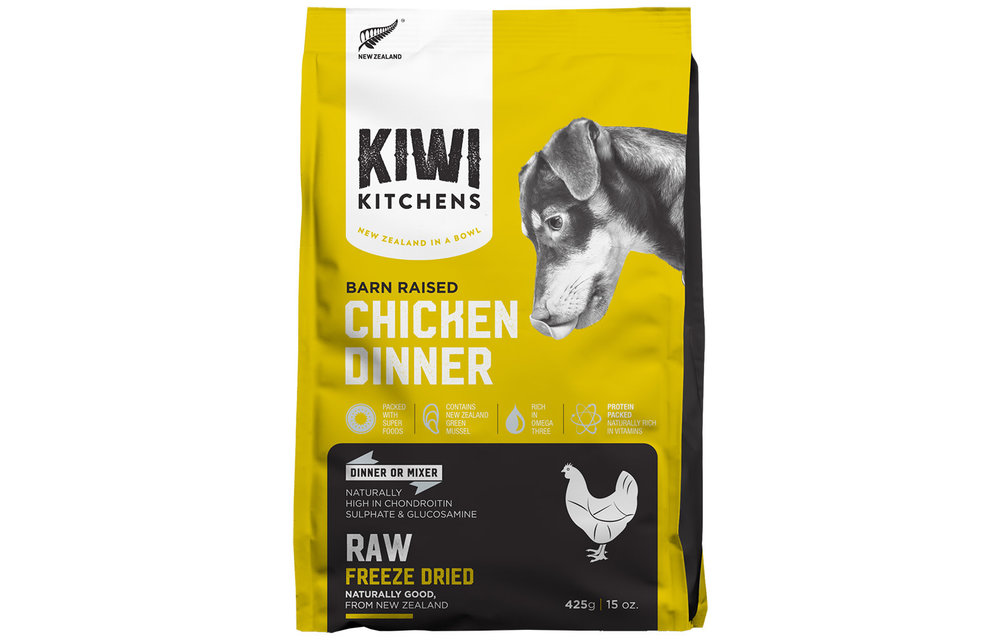 Kiwi Kitchens FD Raw Chicken Dinner Dog 425 g