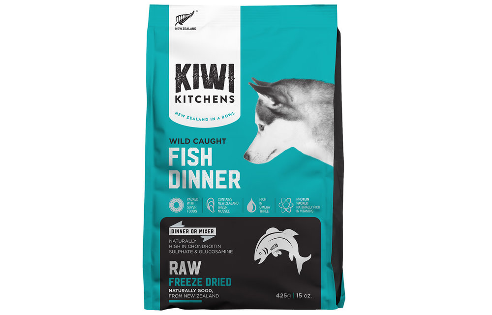 Kiwi Kitchens FD Raw White Fish Dog 900 g
