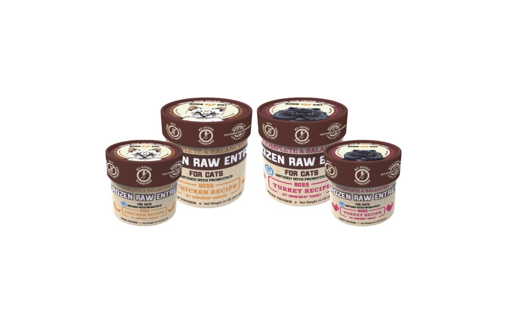 Boss Cat Complete Raw Turkey Cat 8 oz