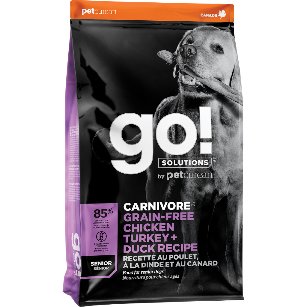 GO! Carnivore Chicken, Turkey, Duck Senior Dog 12 lb