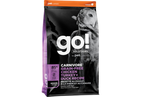 Go! Carnivore GF Chicken, Turkey, Duck Senior Dog 22 lb