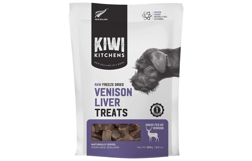 Kiwi Kitchens FD Venison Liver Treat Dog 250 g