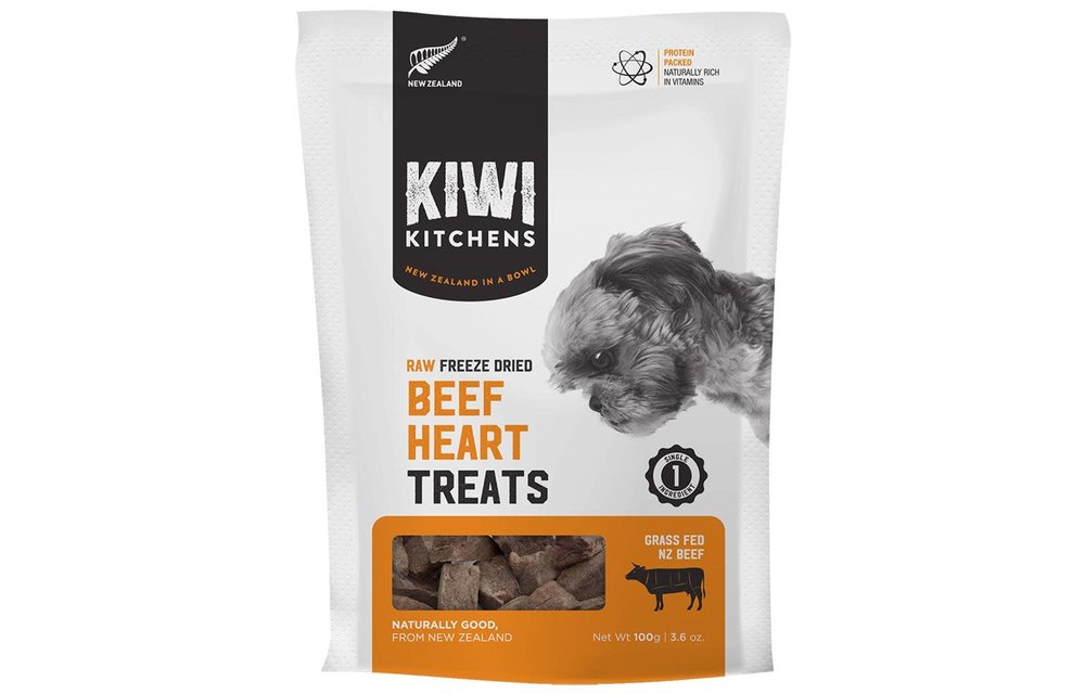 Kiwi Kitchens FD Beef Heart Treat Dog 100 g