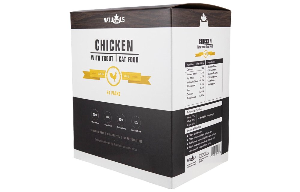 Naturawls Chicken & Trout 24/ Cat 113 g