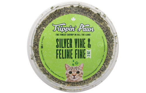 Trippin' Paws Silver Vine & Feline Fine Catnip 2 oz