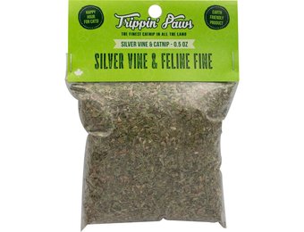 Trippin' Paws Silver Vine & Feline Fine Catnip 1/2 oz