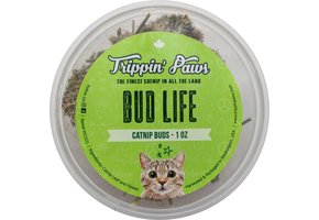 Trippin' Paws Bud Life Tub Catnip 1 oz